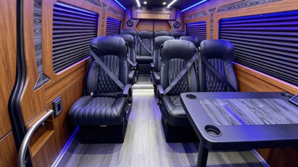 18 passenger sprinter van interior charleston