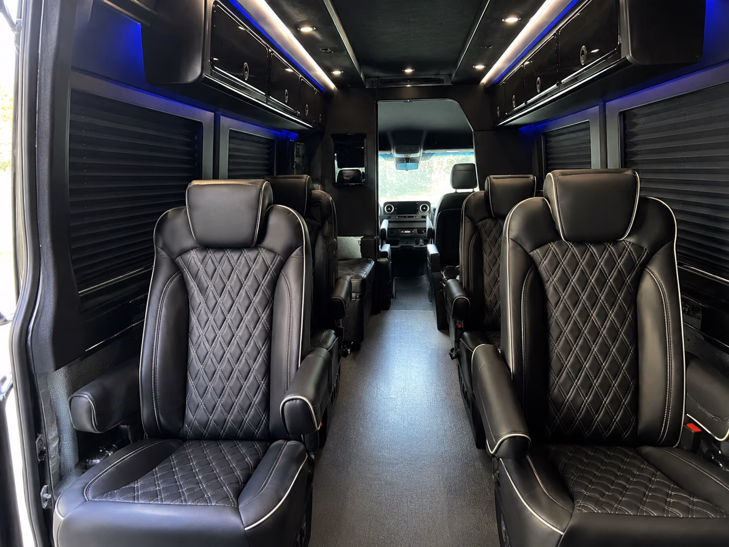 north charleston 10 passenger sprinter van inside
