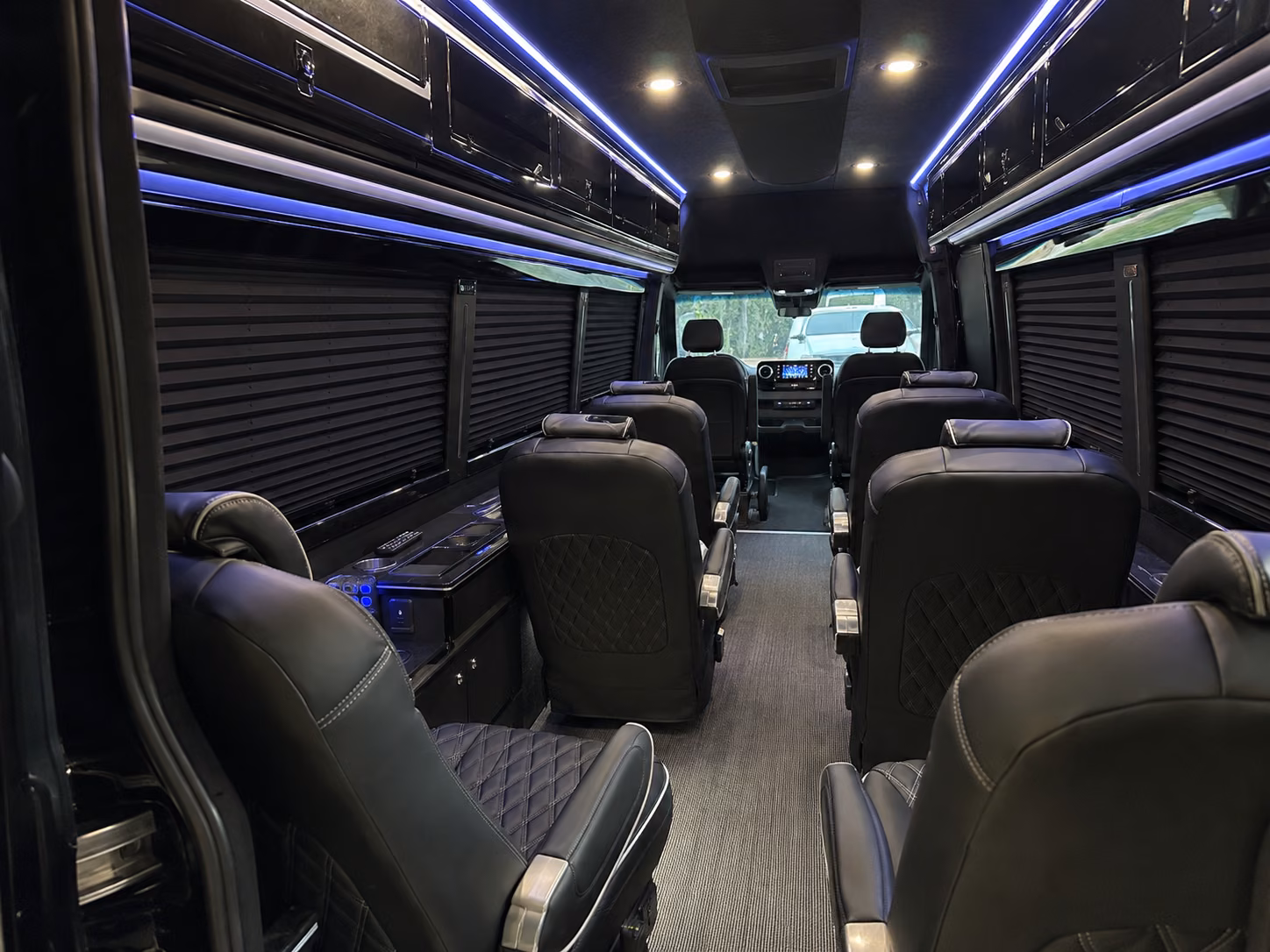 north charleston 10 passenger sprinter van interior