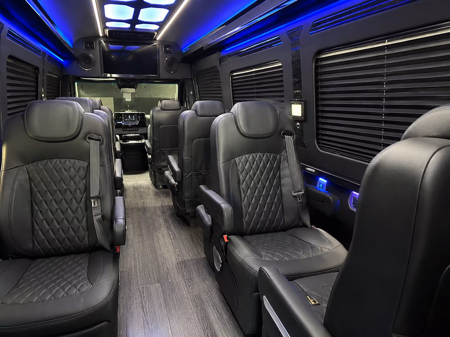 north charleston 12 passenger sprinter van inside