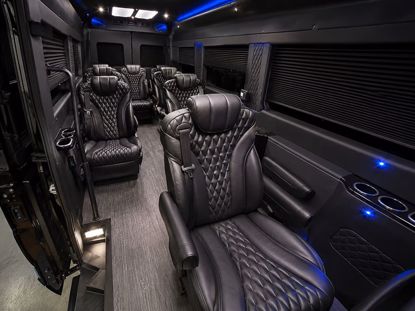 north charleston 20 passenger sprinter van inside