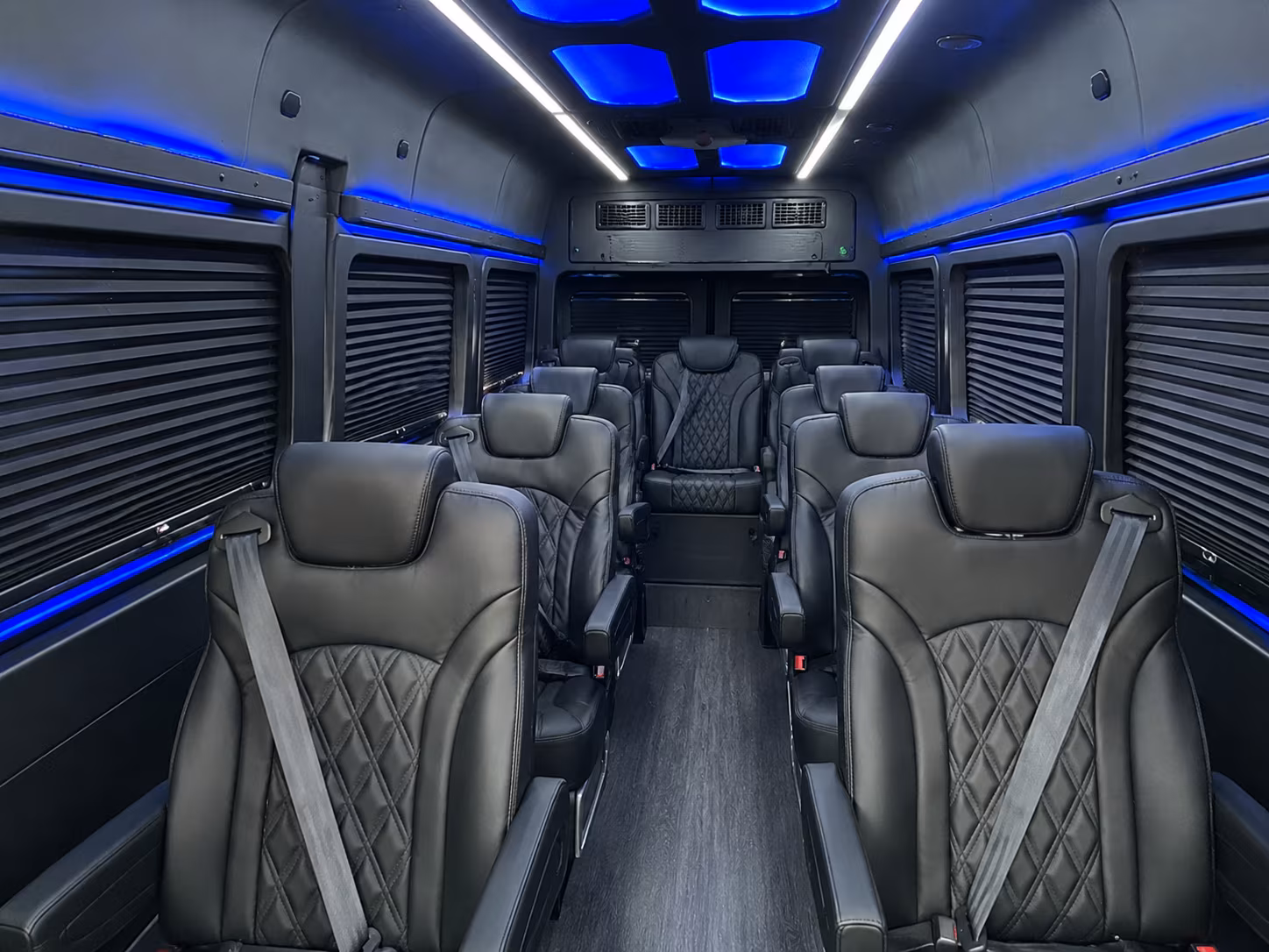 north charleston 8 passenger sprinter van inside