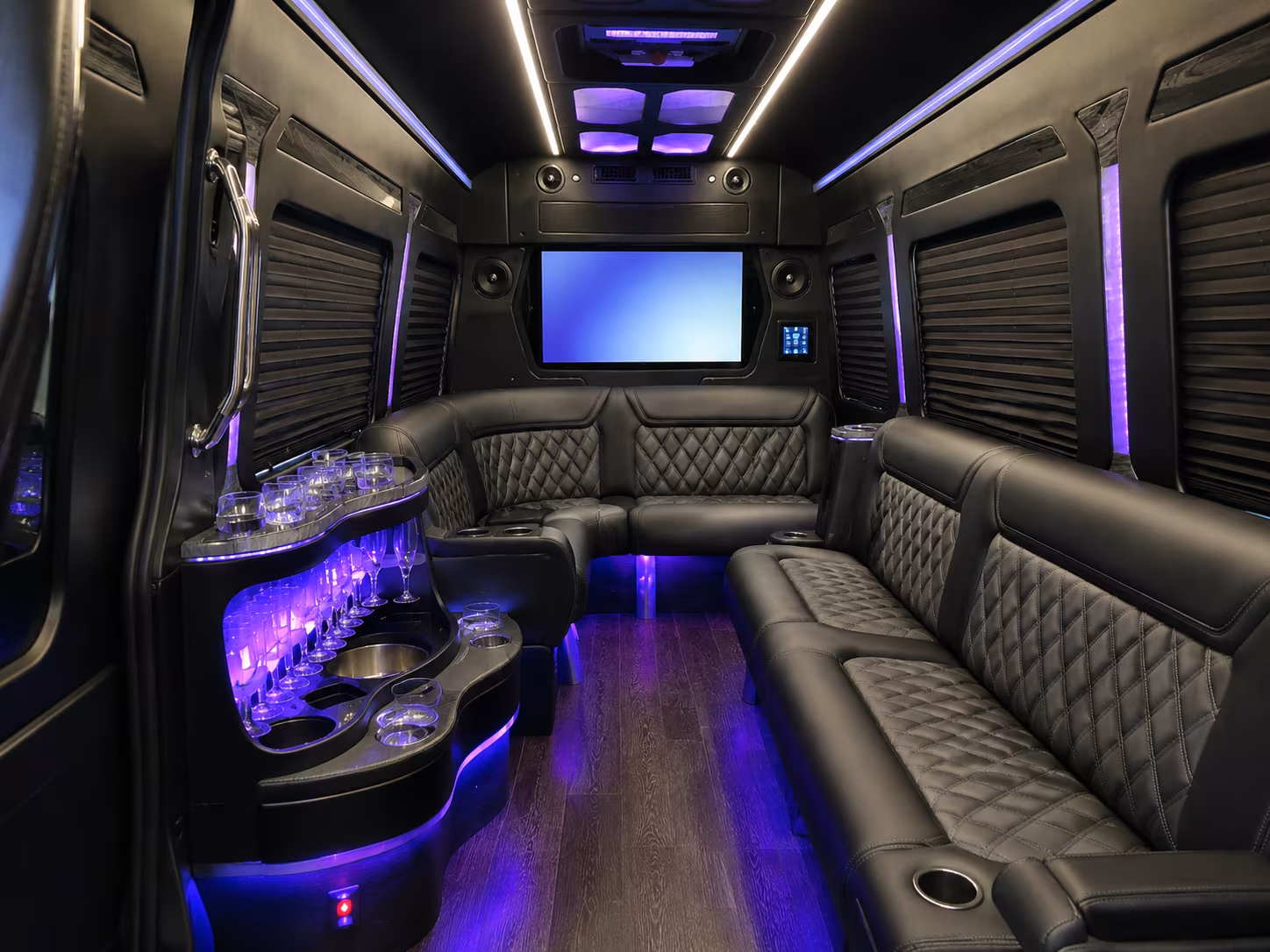 north charleston sprinter limousine interior